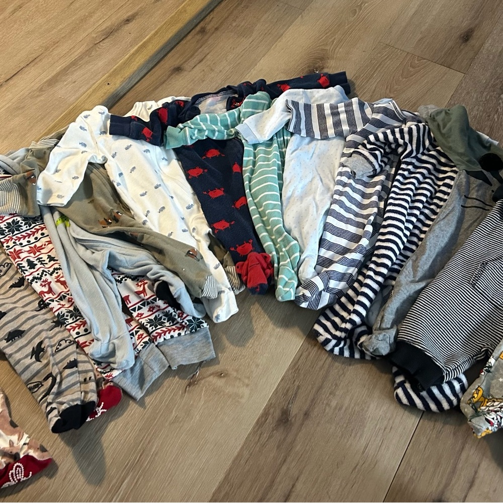 0-3 months sleepers set of 14 + 4 onesies